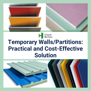 Temporary walls partitions: Practical and cost effective solution