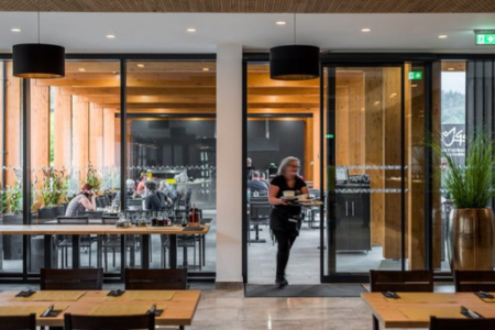 Smart Automatic Sliding Doors for Hotels & Restaurants | CosystDevices