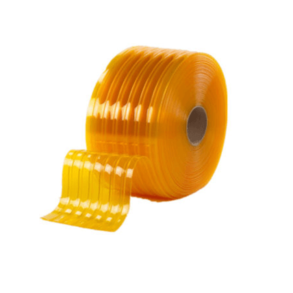 PVC Strip Curtain Double Ribbed Rolls