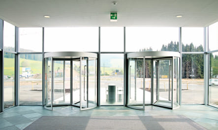 Use of Automatic Door Systems to control the traffic flow