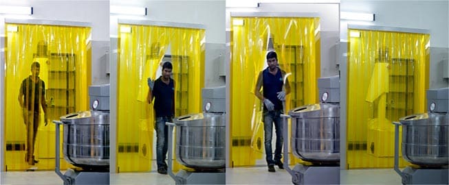The Best Solution for traffic in Large Industries – PVC Strip Curtains