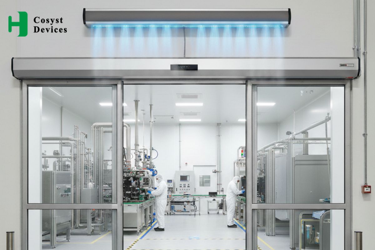 Automatic Air Curtains for Electronics Industry in Jigani