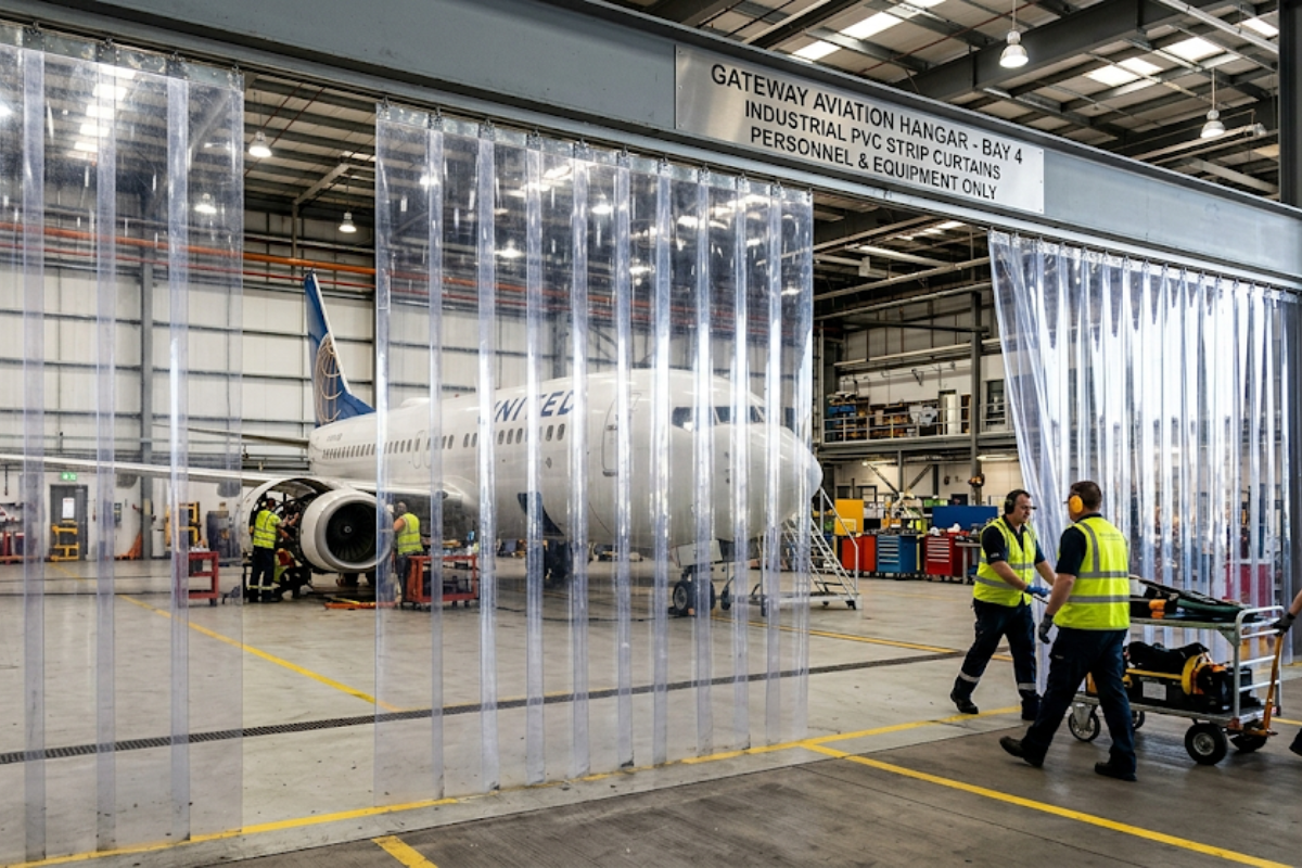 PVC Strip Curtains for Airports  Aviation in Electronic City