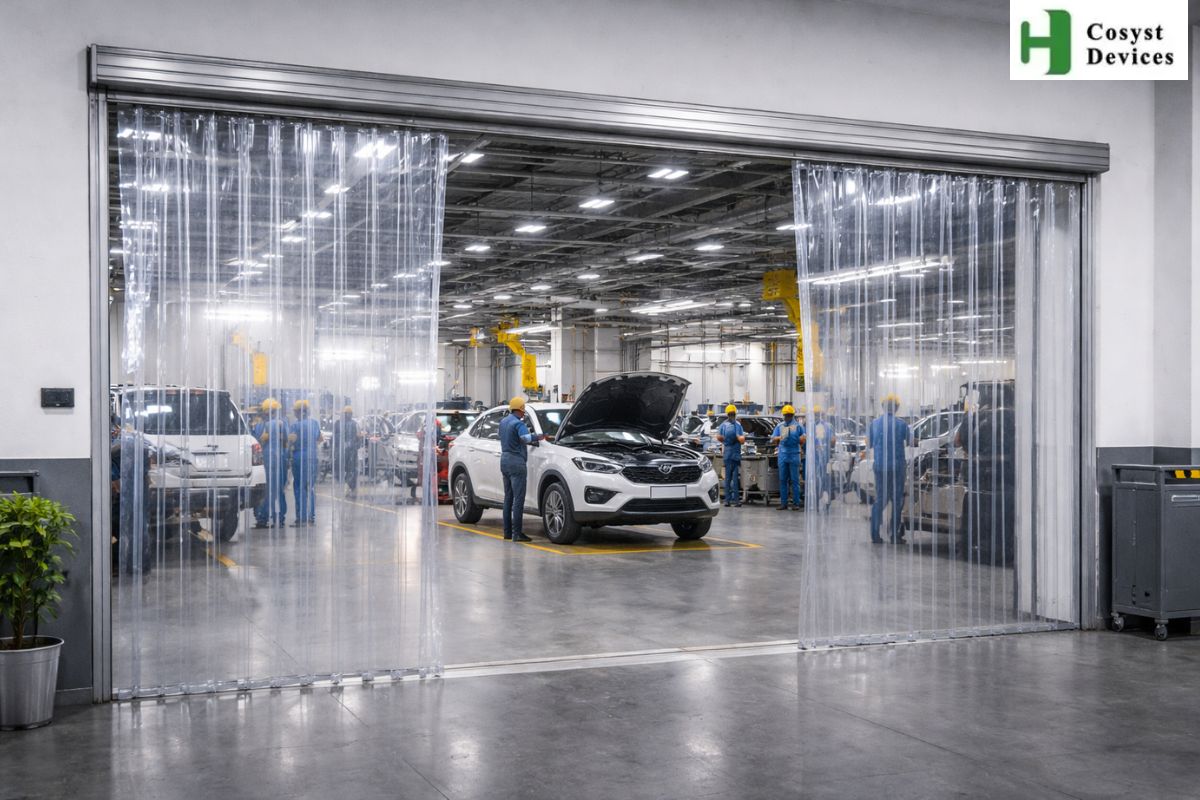 PVC Strip Curtains for Automobile Industry in Doddaballapura Apparel Park