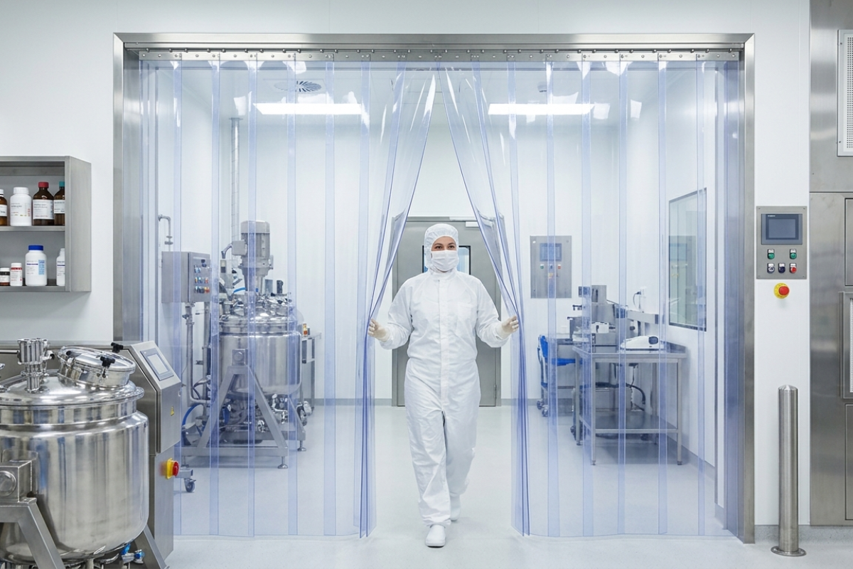 PVC Strip Curtains for Pharmaceutical Industry in Electronic City