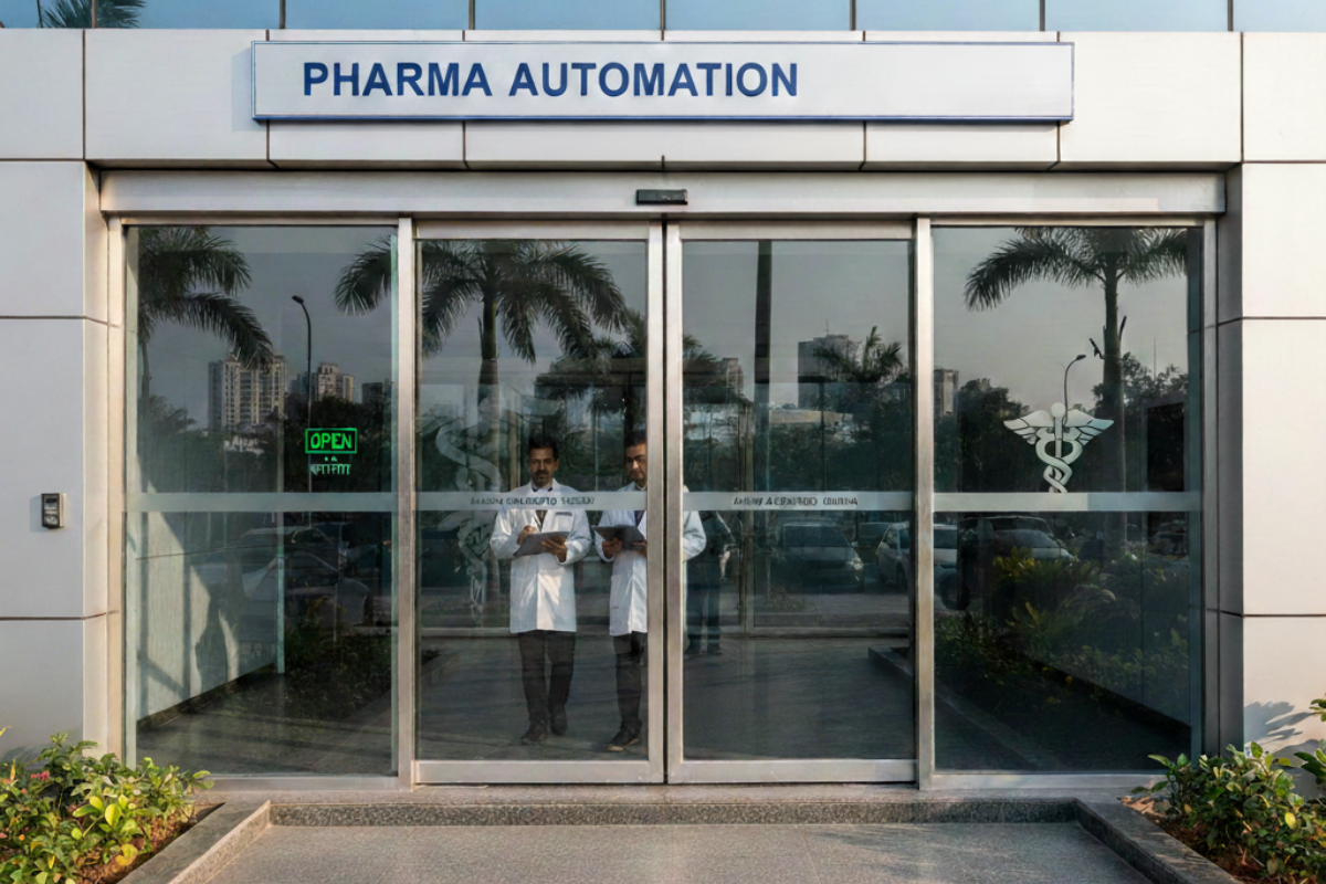 Automatic Sliding Doors for Pharmaceutical Industry in Hoskote