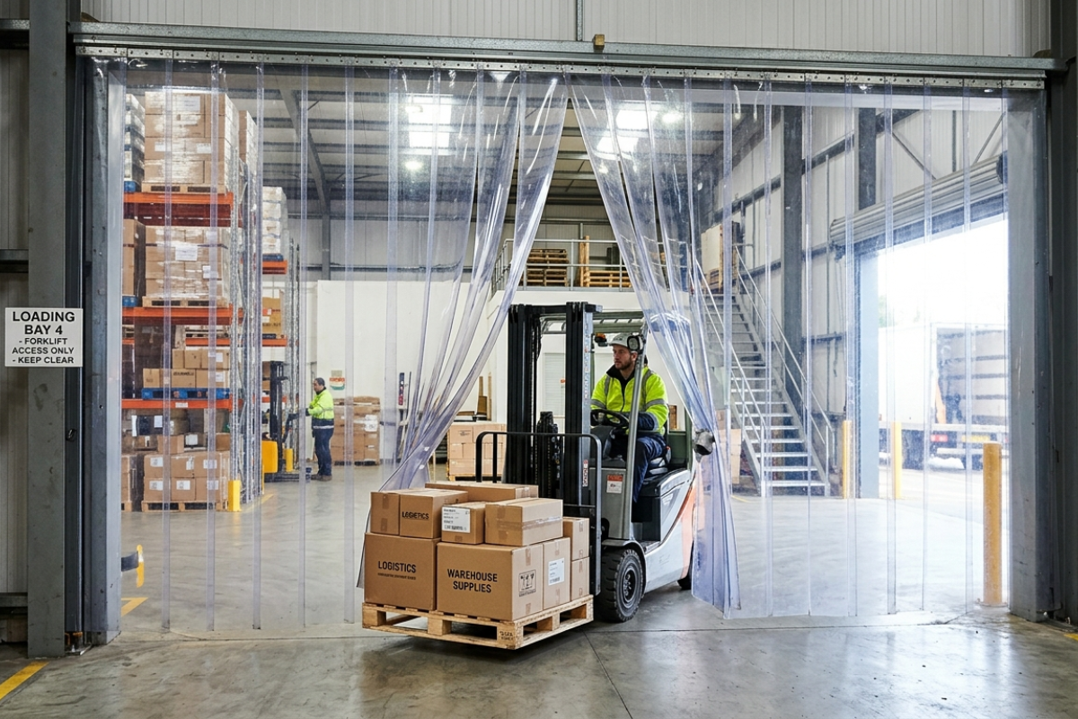 PVC Strip Curtains for Logistics  Warehousing in Hoskote