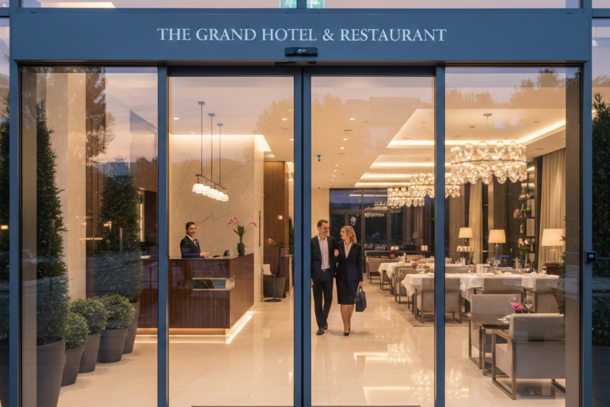 Automatic Sliding Doors for Hotels and Restaurants in Mumbai