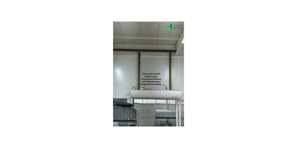 Aircon Air Curtain Installation at Primegrain Kitchens LLP, Mahadevapura Bengaluru