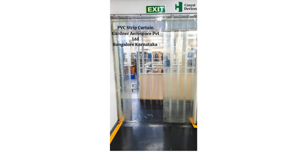 PVC Strip Curtain Installation at Gardner Aerospace Pvt. Ltd., Bangalore