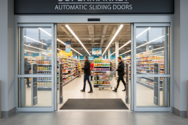 Automatic Sliding Doors for Supermarkets