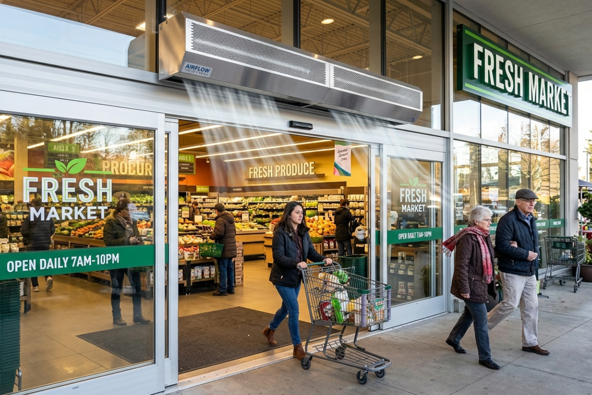 Air Curtains for Supermarkets in Doddaballapura Apparel Park