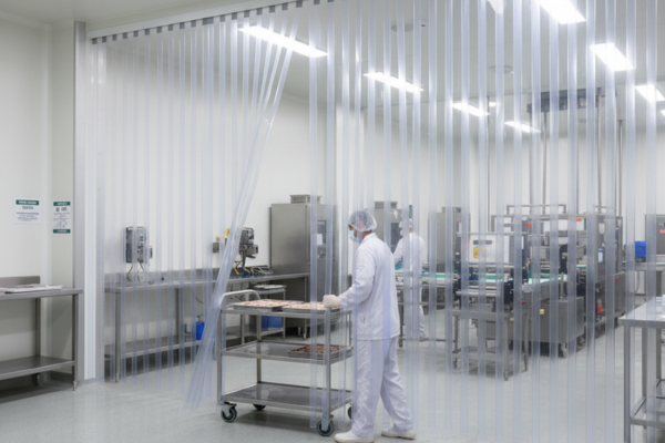PVC Strip Curtains for Food Processing