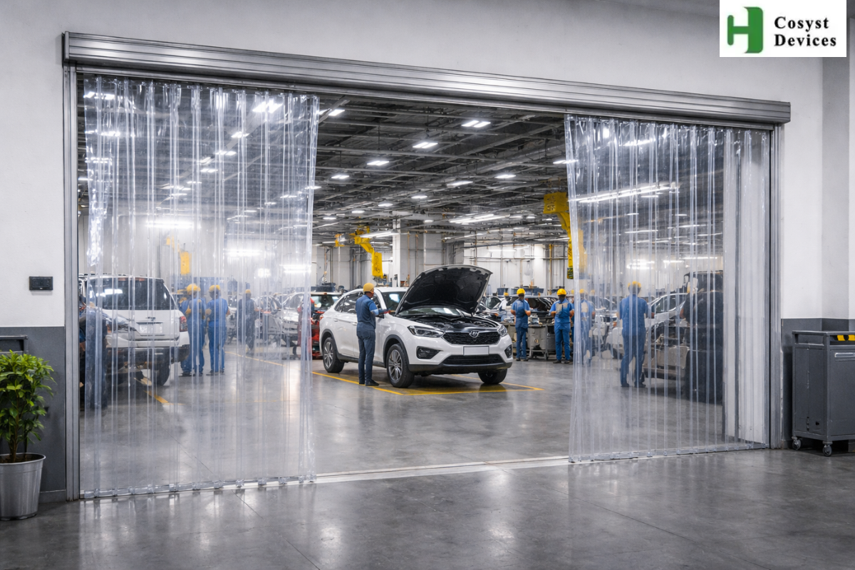 PVC Strip Curtains for Automobile Industry in Whitefield Export Promotion Industrial Park