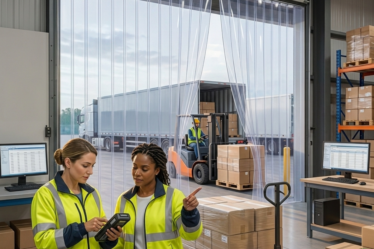PVC Strip Curtains for Logistics  Warehousing in Peenya