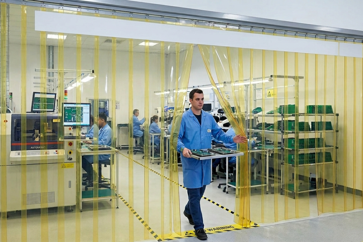 PVC Strip Curtains for Electronics Industry in Hoskote