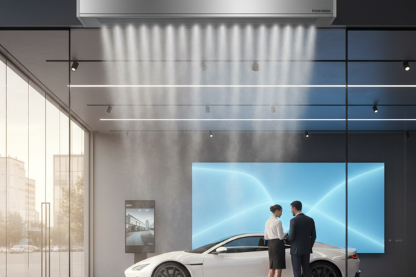 Air curtain for Showrooms