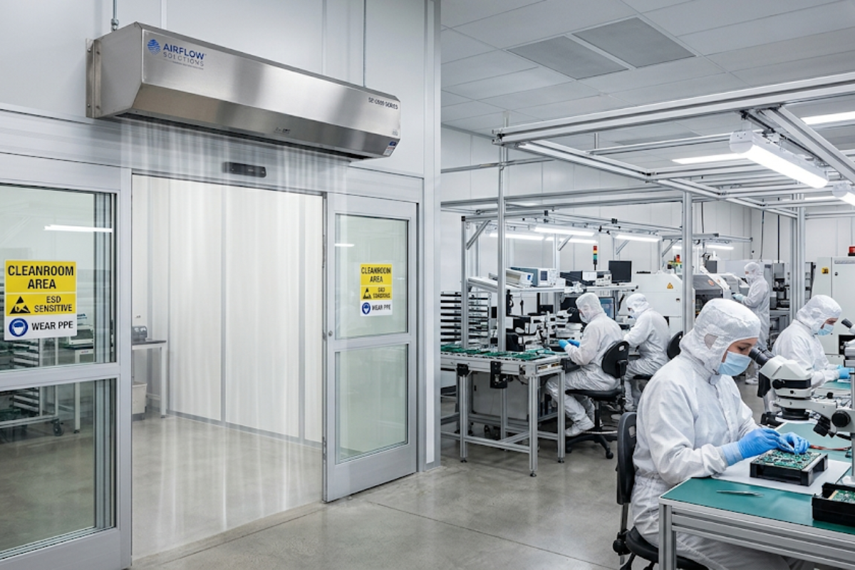 Air Curtains for Electronics Industry in Peenya Cosyst Bangalore