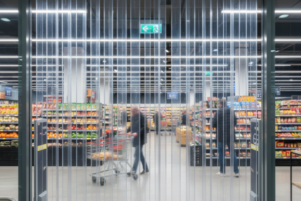 PVC Strip Curtains for Supermarkets