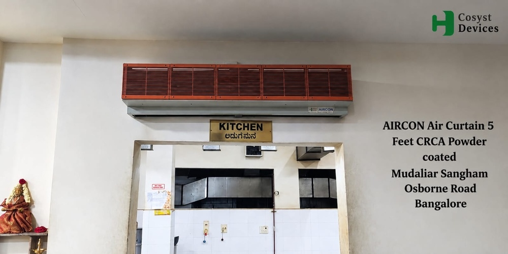 Aircon Air Curtain Installation at Mudaliar Sangham, Bangalore