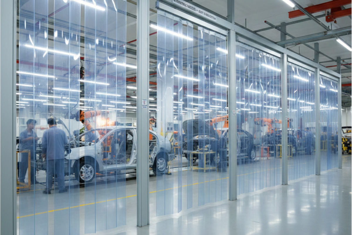 PVC Strip Curtains for Automobile Industries in Mumbai
