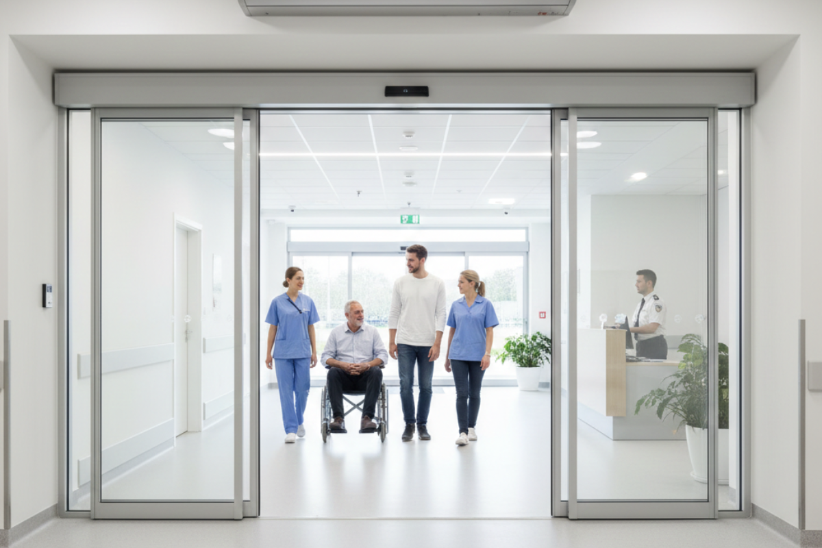 Automatic Sliding Doors for Healthcare Industry in Peenya
