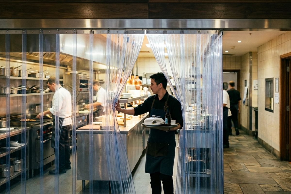 PVC Strip Curtains for Hotels Restaurants in Peenya