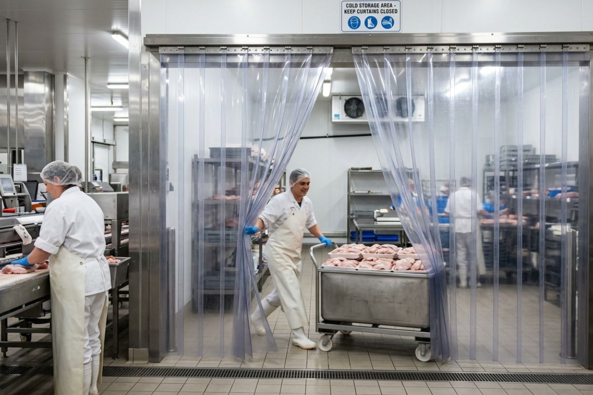 PVC Strip Curtains for Commercial Kitchens in Kumbalgodu