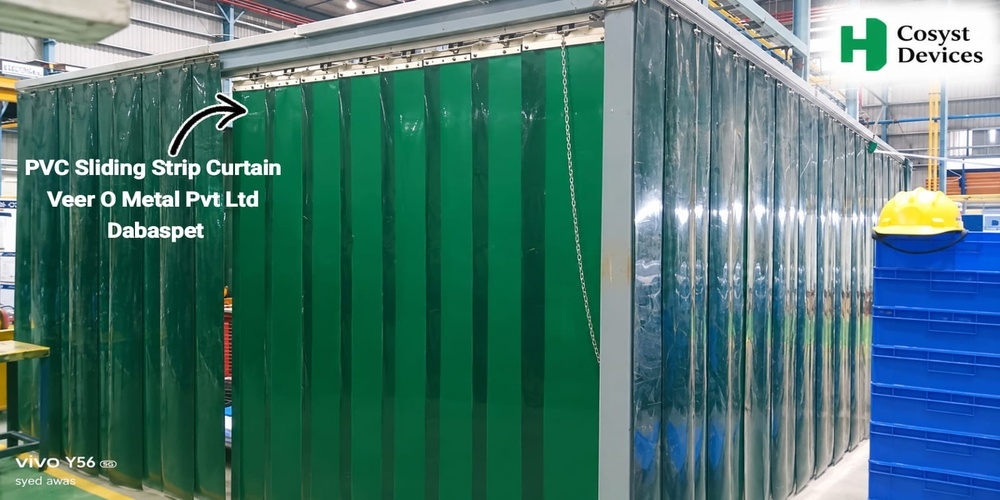 PVC Sliding Strip Curtain Installation at Dabaspet