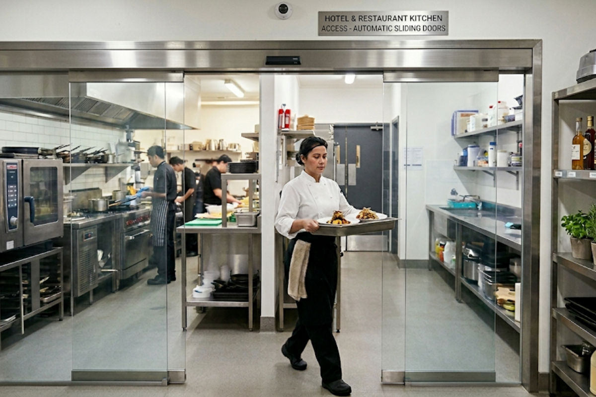 Automatic Sliding Doors for Hotels Restaurants in Bommasandra