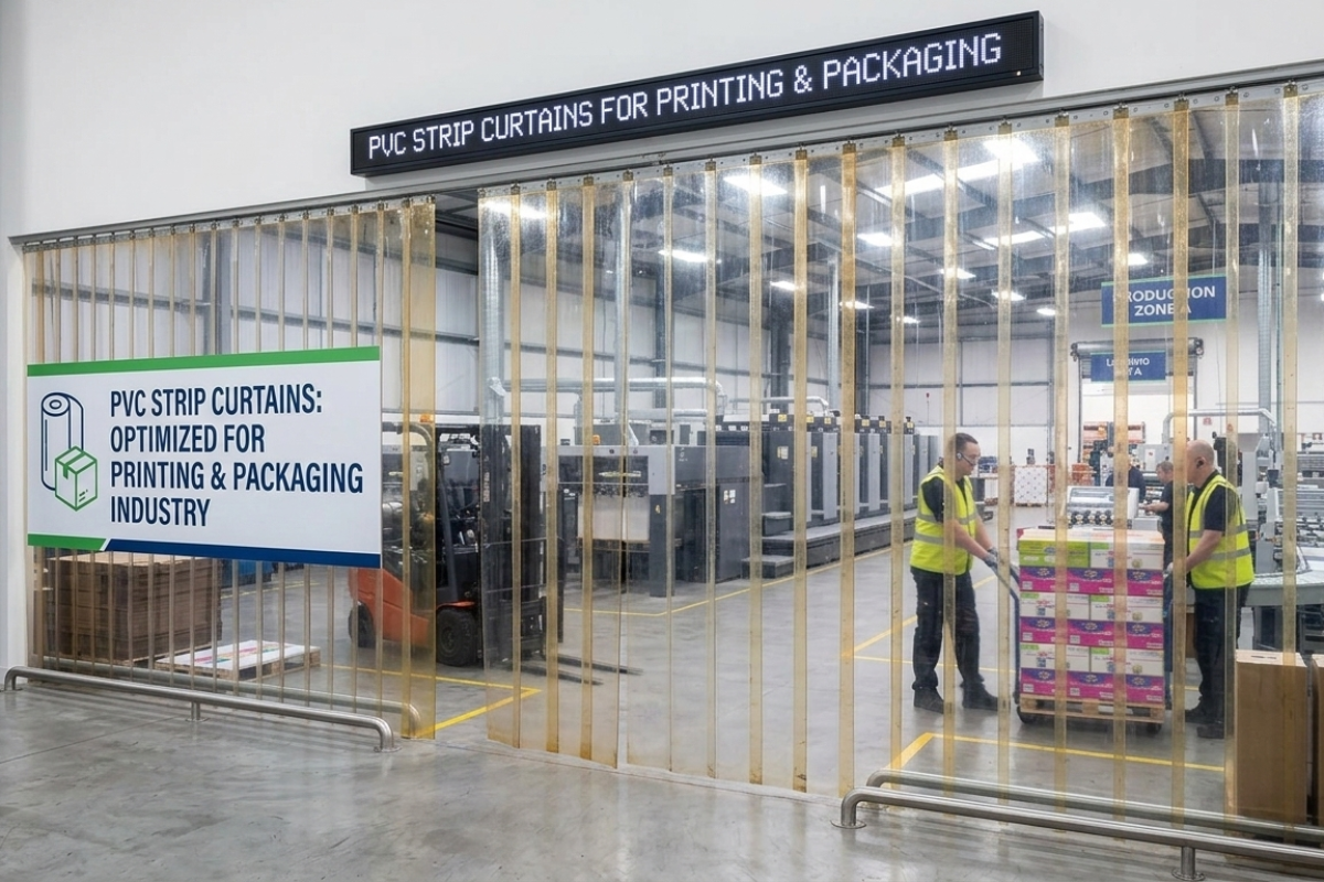 PVC Strip Curtains for Printing  Packaging Industry in Jigani