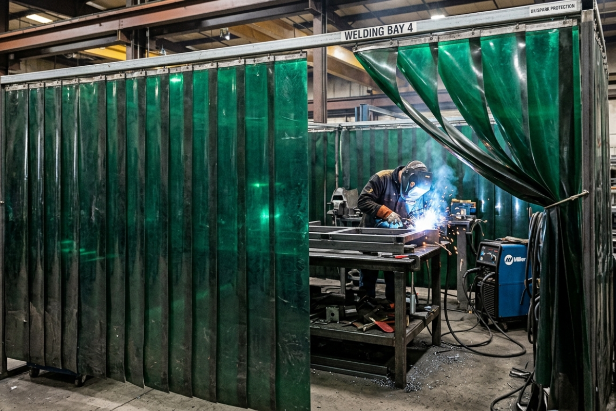 PVC Strip Curtains for Welding Bays in Peenya
