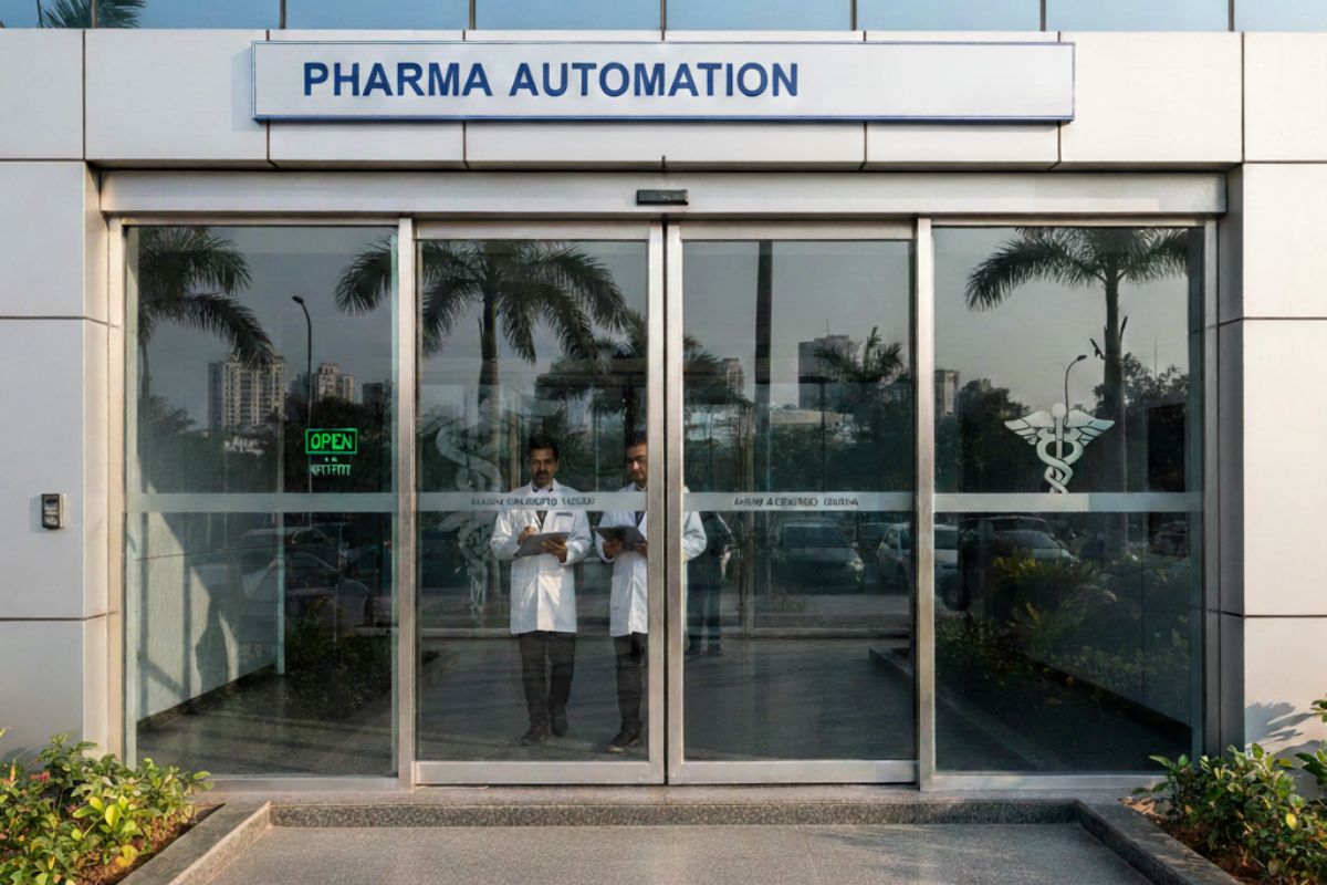 Automatic Sliding Doors for Pharmaceutical Industry in Harohalli