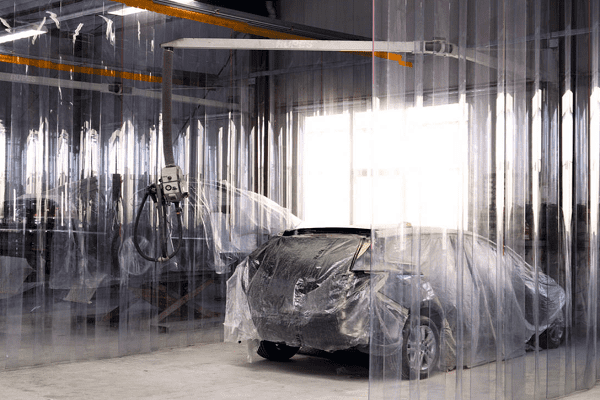 PVC Strip Curtain for Automobile Industry