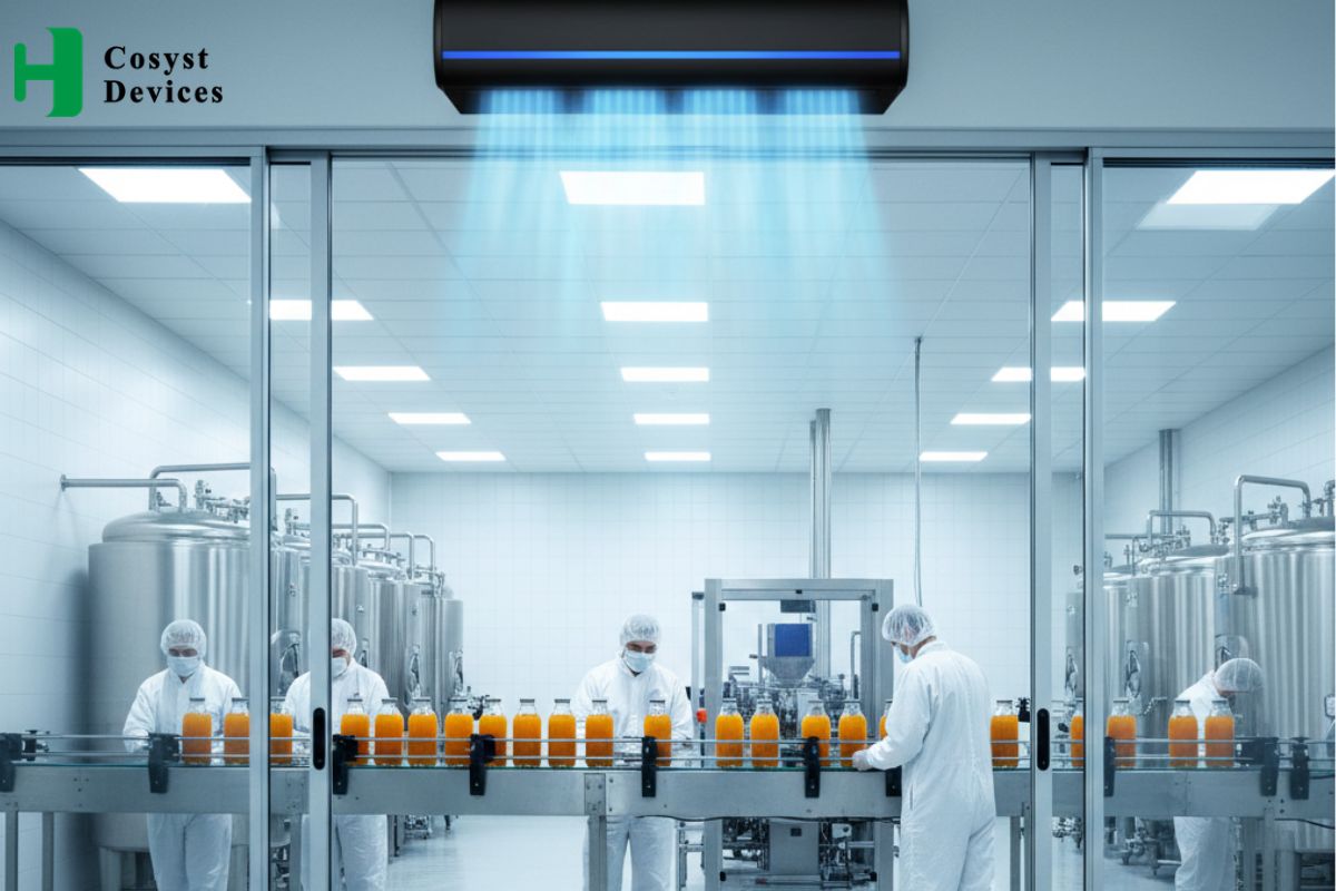 Food Beverages Industry Solutions PVC curtains sliding doors and air curtains