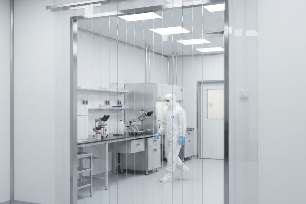 PVC Strip Curtains for Pharmaceutical Industry in Kumbalgodu