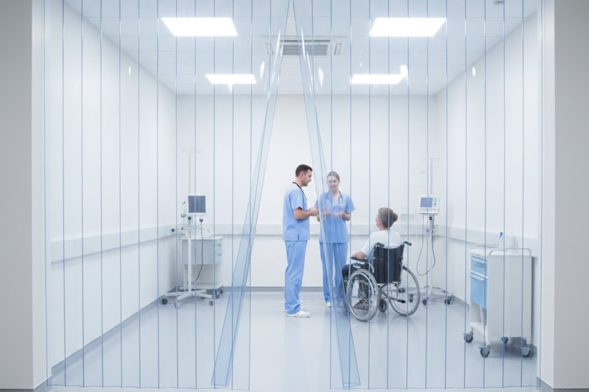 PVC Strip Curtains for Healthcare Industry in Bommasandra
