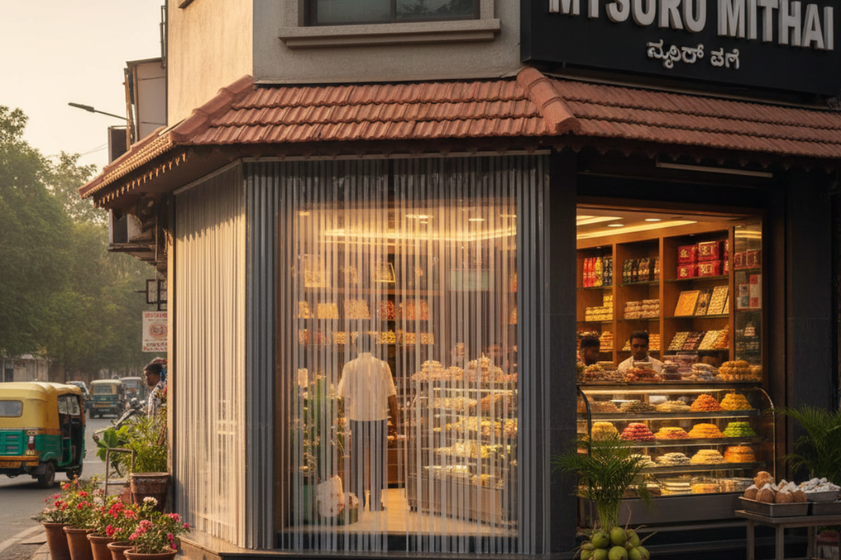 PVC Strip Curtains for Sweet Shops in Bangalore