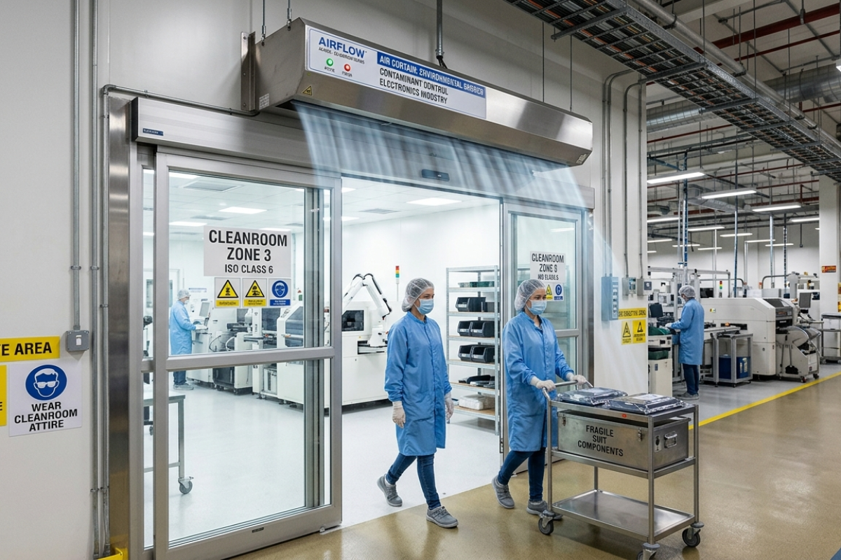 Air Curtains for Electronics Industries in Mumbai