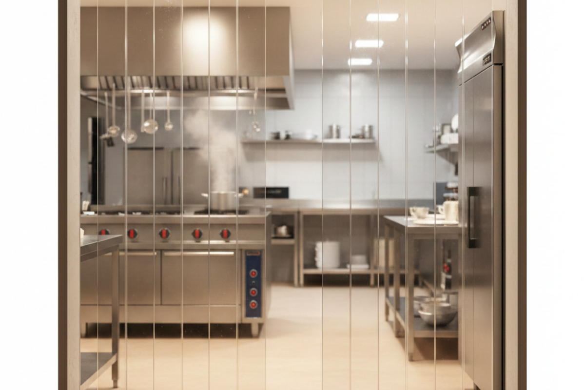 PVC Strip Curtains for Commercial Kitchens in Bangalore