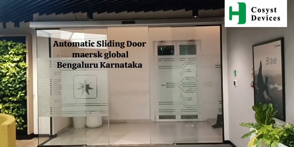 Automatic Sliding Door – Maersk Global, Bengaluru