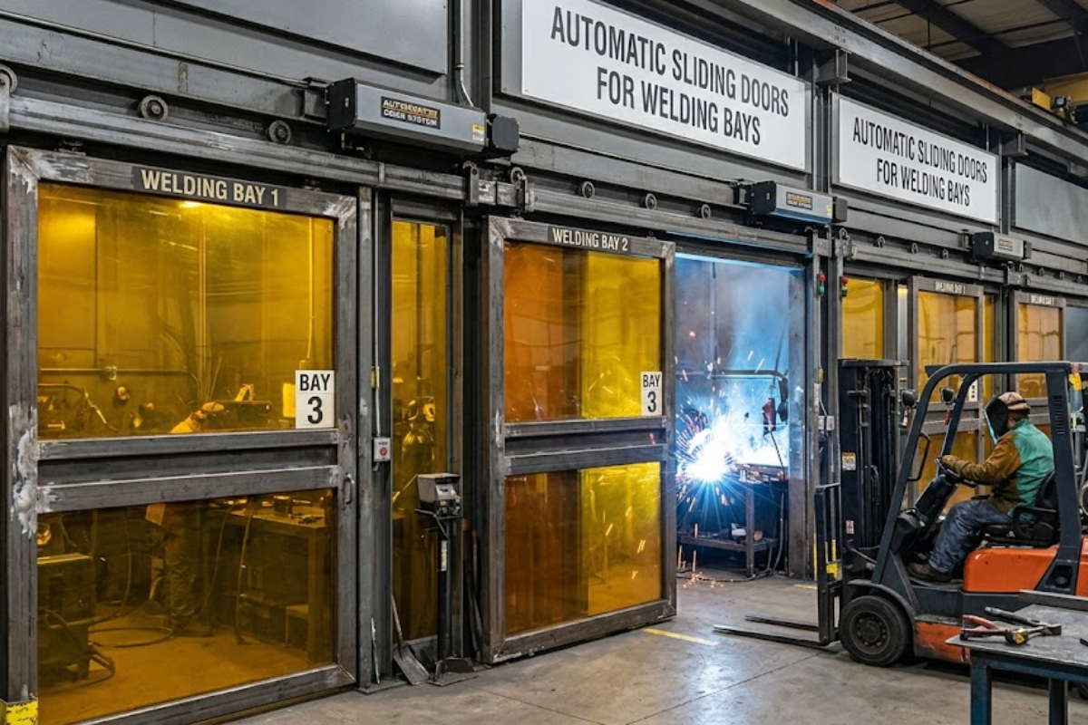 Automatic Sliding Doors for Welding Bays in Peenya