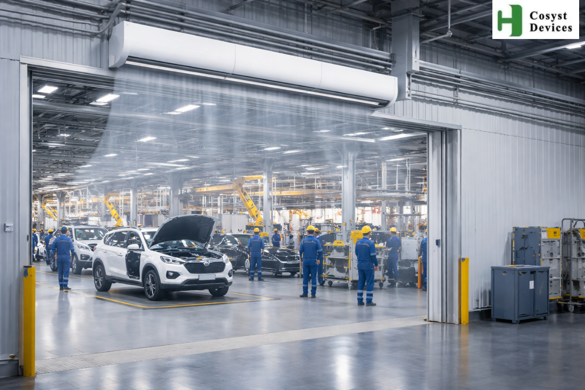 Air Curtains for Automobile Industry in Whitefield Export Promotion Industrial Park