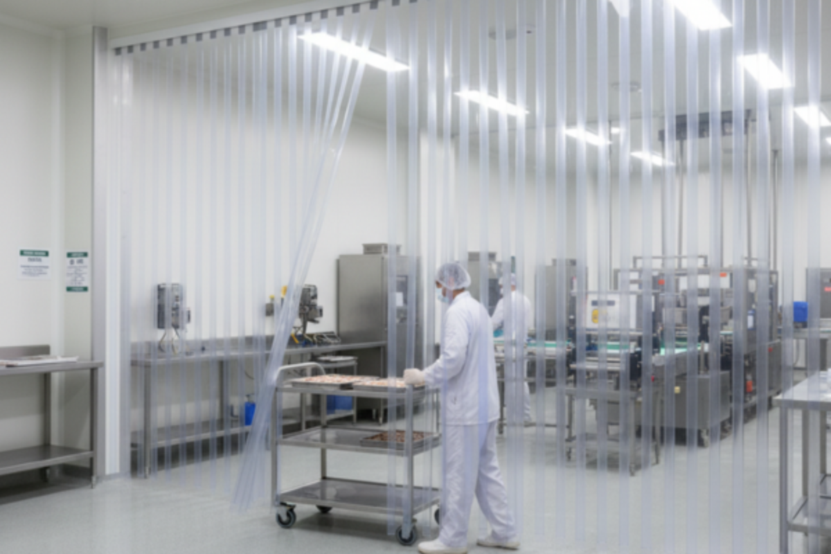 PVC Strip Curtains for Food Processing Units in Bangalore