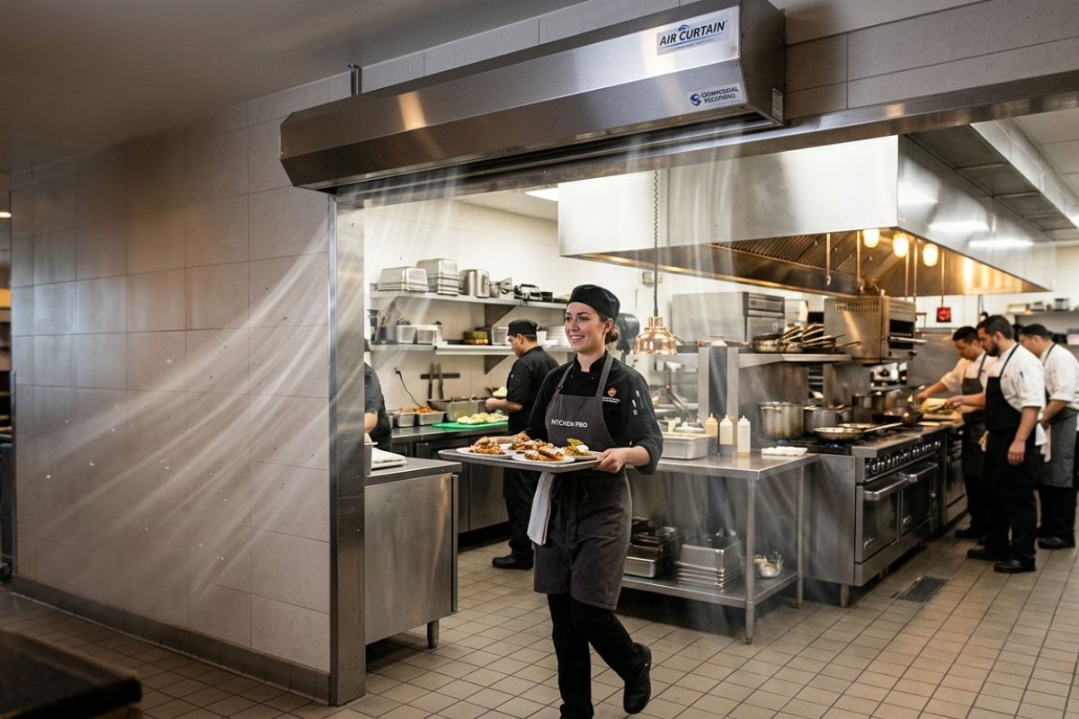 Air Curtains for Commercial Kitchens in Doddaballapura Apparel Park  Air Curtains for Commercial Kit