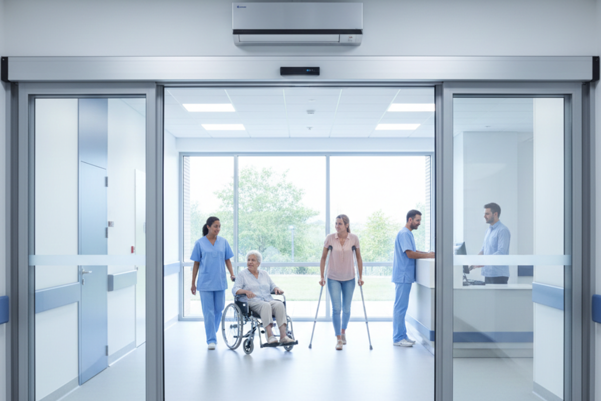 Automatic Sliding Doors for Healthcare Industry in Bommasandra